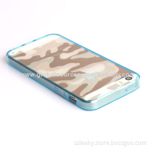New arrival and hot selling highly transparent acrylic case, mixed TPU sides, for iPhone 5/5S